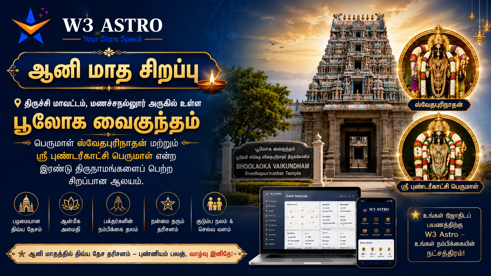 ஆனி மாத சிறப்பு: சகல பாவங்களையும் போக்கும் திருவெள்ளறை புண்டரீகாக்ஷ பெருமாள் ஆலய மகிமை